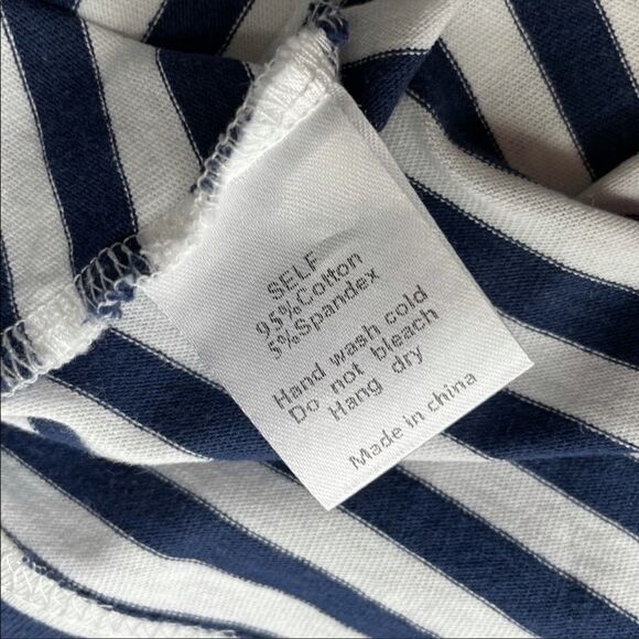 EUC Mod Ref long sleeve tee size small navy/white - Picture 4 of 4